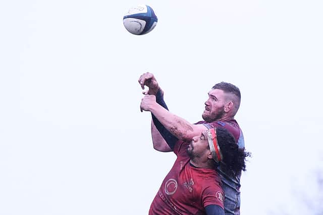 Zak Poole, right, in his Rotherham Titans days, will play for the North of England against the UK Armed Forces on July 4 in Doncaster.