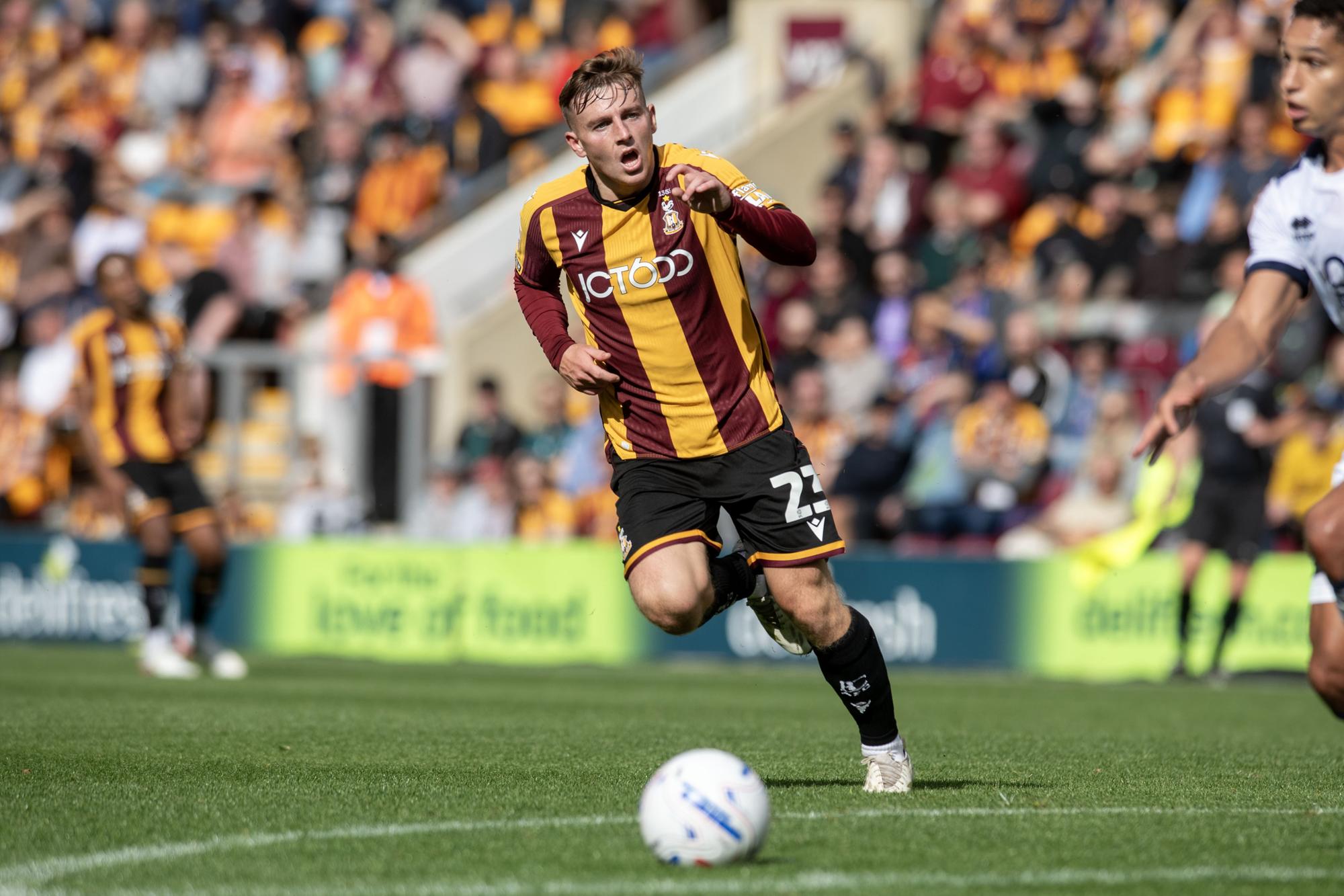 Bradford City star on giving it and taking it ahead of derby day with Huddersfield Town