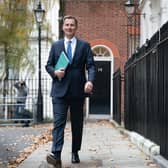 Chancellor Jeremy Hunt leaves 11 Downing Street for the House of Commons to deliver his autumn statement last year. PIC: Stefan Rousseau/PA Wire