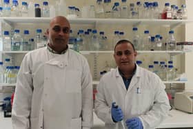 Dr Muhammad Shahid (right) and Associate Professor Sriharsha Kantamneni.