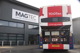 Tootbus has hired Magtec, the  designer, manufacturer and integrator of drive systems for commercial electric vehicles, to repower a fleet of 15 open top double-decker buses for its sightseeing services in central London. (Photo supplied on behalf of Magtec)