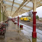 Hellifield Railway Station in the Yorkshire Dales photographed by Tony Johnson.