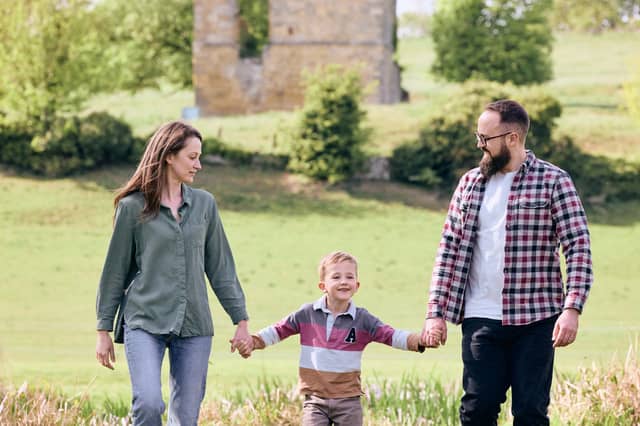 Chris and Tash Brett, who run Forge Valley Roasters live in a £620,000 four-bedroomed stone house in East Ayton, with their six-year-old son, Arnold. Picture: Olivia Brabbs