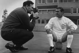 "POCKET NAPOLEON": Captain Bobby Collins (right), was the driving force of manager Don Revie's early Leeds United