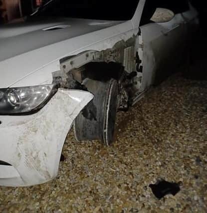 Drunk driver of car with no bumper wing and wheel arrested after Yorkshire crash
cc NYP