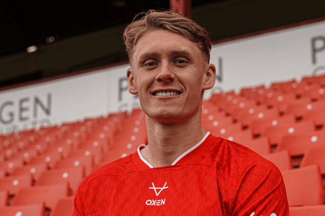 New Barnsley signing Connor O'Riordan. Picture courtesy of BFC.