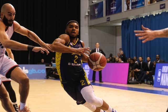Saeed Nelson scored 6 points for Sharks in Bristol (Picture: Dean Atkins)
