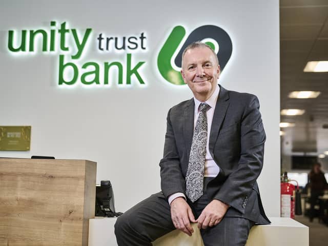 Colin Fyfe, chief executive of Unity Trust Bank. Picture: Daniel Graves Photography