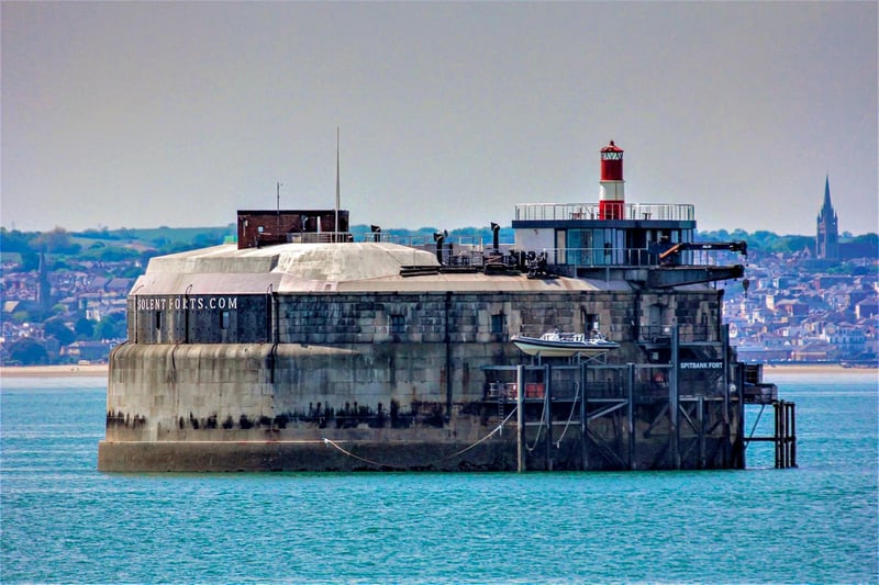 Sixth place - one of the Solent forts: While not technically a ward or district, readers voted the Solent forts among their most desirable local areas to live. Pictured is Spitbank Fort. Picture: Daniel Cowdrey