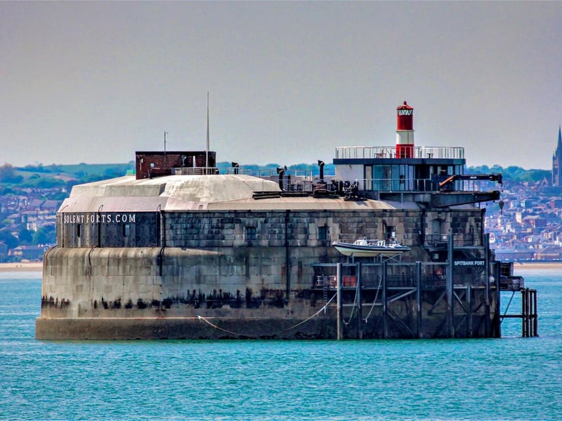 Sixth place - one of the Solent forts: While not technically a ward or district, readers voted the Solent forts among their most desirable local areas to live. Pictured is Spitbank Fort. Picture: Daniel Cowdrey