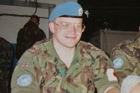 The former military captain from Law worked on the frontline in Bosnia and with the bomb squad in Northern Ireland, where he suffered blast traumatic brain and shrapnel injuries.