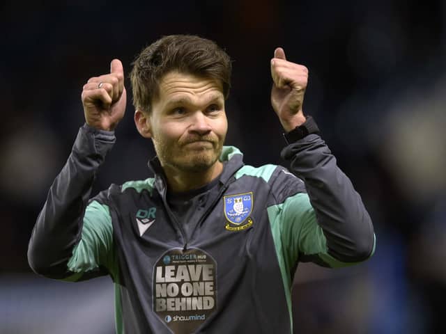 REWARDED: Sheffield Wednesday manager Danny Rohl