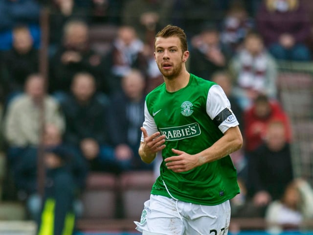 Had a goal wrongly ruled out for offside in this game. Stayed on with Hibs until 2017, spending time on loan at Plymouth. Left permanently for Cheltenham Town but returned to Scotland with Dundee in 2019