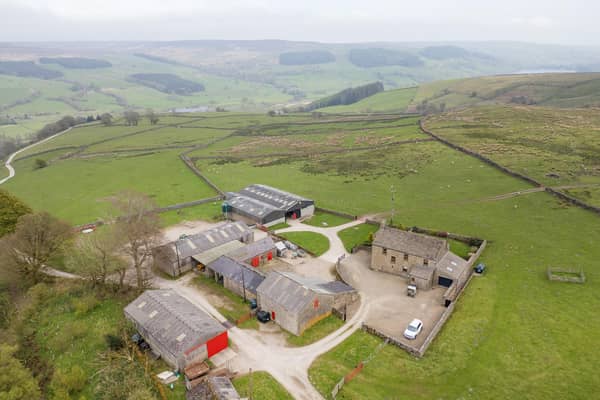 Raygill House Farm near Harrogate which has come up for sale for the first time in a hundred years.
