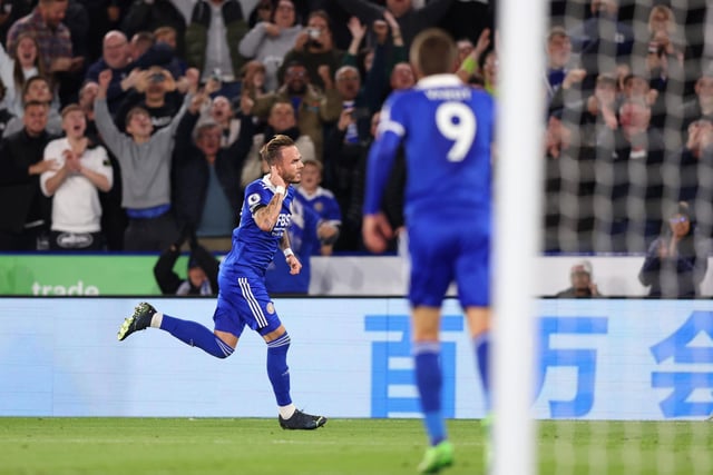 The midfielder was at the heart of Leicester City's much-needed win on Monday night with two goals and an assist. Not a bad response to his England snub last month.