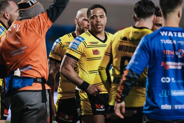 Castleford paid the price for an error-strewn display at Salford Red Devils. (Photo: Alex Whitehead/SWpix.com)