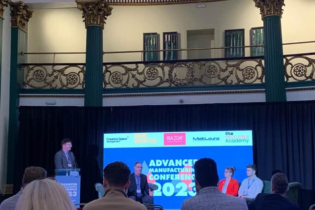 The Advanced Manufacturing Conference 2023 was held at the Cutlers Hall in Sheffield. (Photo supplied by Cristina Sesma)
