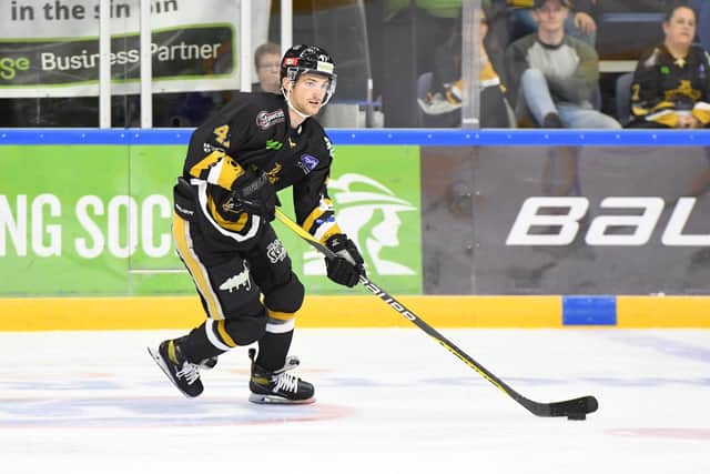 Nottingham Panthers player Adam Johnson tragically died on Saturday night in a 'freak accident' on the ice (Picture: Panthers Images)