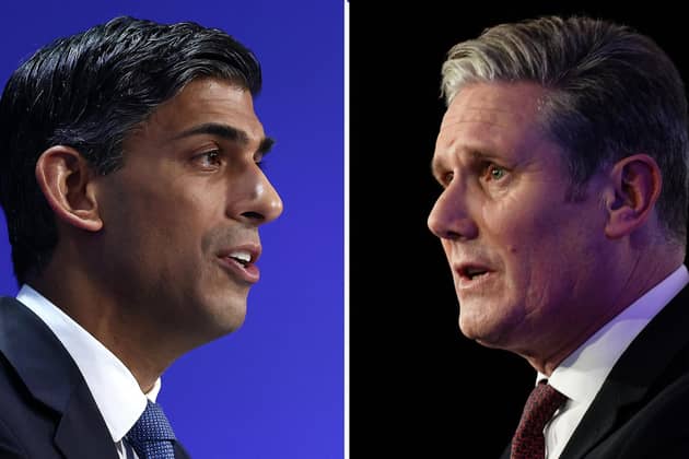 Prime Minister Rishi Sunak (left) and Labour leader Sir Keir Starmer. PIC: PA/PA Wire