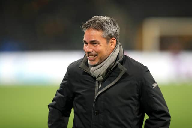 BERN, SWITZERLAND - NOVEMBER 23: David Wagner, Manager of BSC Young Boys looks on prior to the UEFA Champions League group F match between BSC Young Boys and Atalanta at Stadion Wankdorf on November 23, 2021 in Bern, Switzerland. (Photo by Christian Kaspar-Bartke/Getty Images)