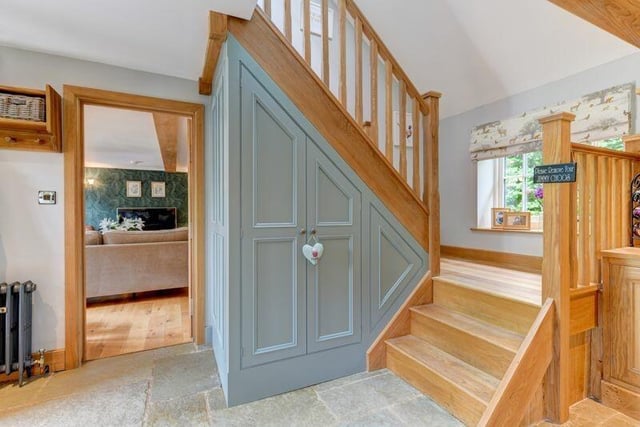 Everything from the oak flooring to the staircase have been beautifully done