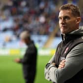 COVENTRY, ENGLAND - OCTOBER 25: Matt Taylor, manager of Rotherham United during the Sky Bet Championship between Coventry City and Rotherham United at The Coventry Building Society Arena on October 25, 2022 in Coventry, England. (Photo by Catherine Ivill/Getty Images)