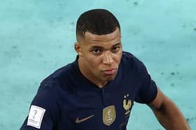 Kylian Mbappe of France looks on after the FIFA World Cup Qatar 2022 Group D match between France and Denmark at Stadium 974 on November 26, 2022 (Picture: Tim Nwachukwu/Getty Images,)