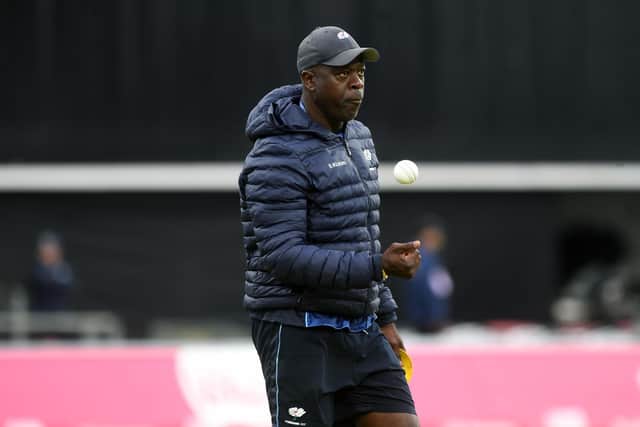 Yorkshire head coach Ottis Gibson pictured at Headingley. Picture Jonathan Gawthorpe
