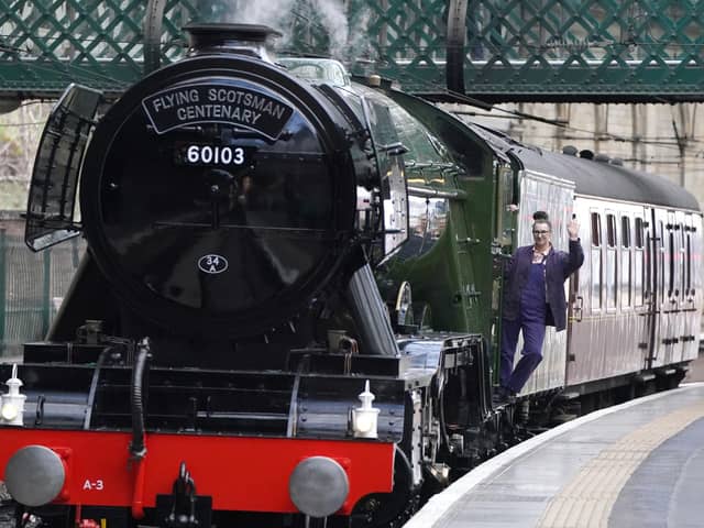 It is 100 years since Flying Scotsman entered service. Photo: Andrew Milligan/PA Wire