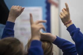 School children during a class at a primary school in Yorkshire. PIC: Danny Lawson/the Press Association
