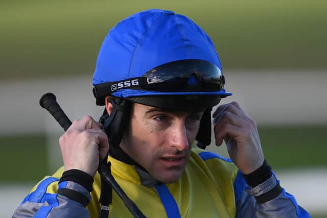 Jockey Brian Hughes had two winners at Catterick (Picture: Stu Forster/Getty Images)