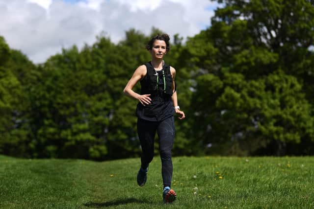 Running has been a huge help to Dr Rachel Hewitt. Picture by Jonathan Gawthorpe.