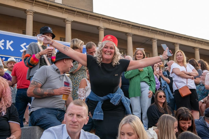 Thousands of people enjoyed the gig. Photos by Cuffe and Taylor and The Piece Hall