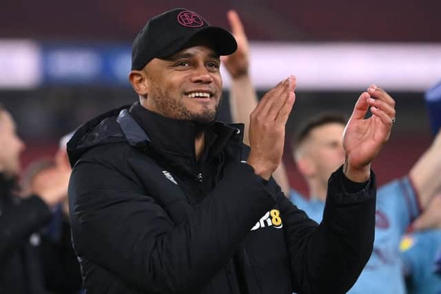 ADMIRER: Burnley manager Vincent Kompany likes Sheffield United's intensity