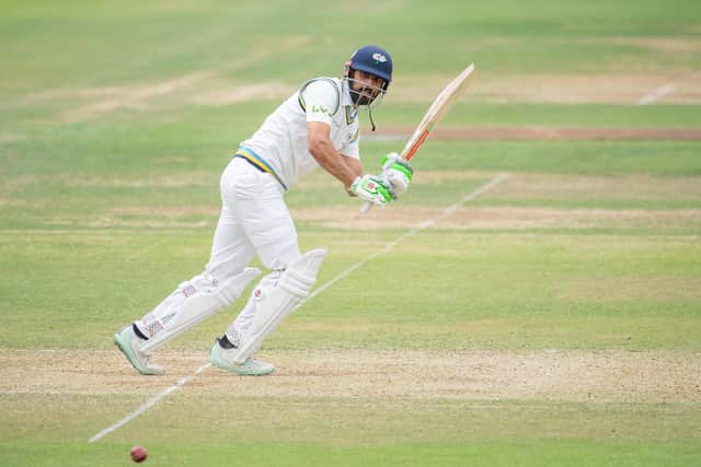Shan Masood: the Yorkshire captain who is looking to end the season on a high team-wise and personally in readiness for a fresh start in 2024. Picture by Allan McKenzie/SWpix.com