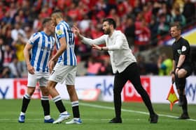 Carlos Corberan led Huddersfield Town to the 2022 Championship play-off final. Image: Mike Hewitt/Getty Images