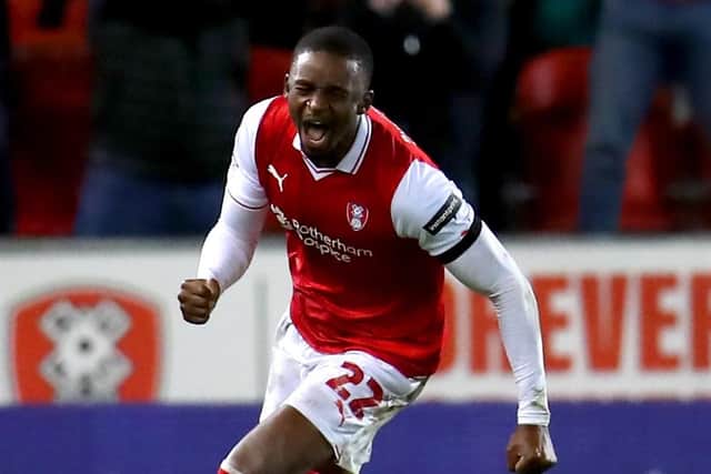 CHOSEN: Rotherham United's Hakeem Odoffin showed his goalscoring penchant again to crown a convincing performance in front of the cameras against Leeds. Picture: Simon Marper/PA