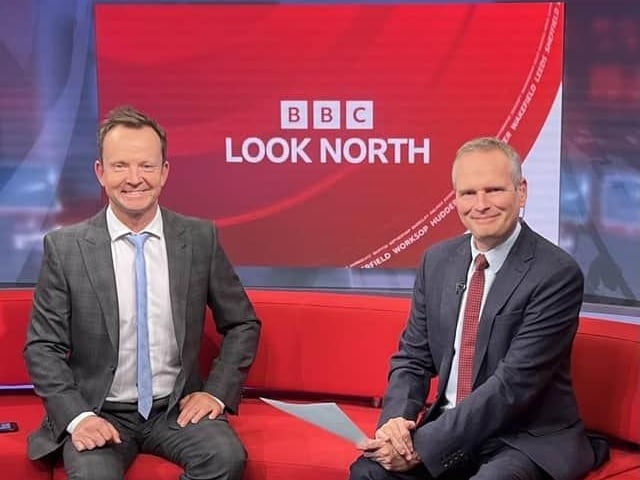 BBC Look North’s Ian White ended his 25-year stint on the show on Wednesday, September 21 of this year with an ‘emotional’ final bulletin. White, who is originally from the North East but now lives in Wakefield, has previously said his fascination with regional news developed from an early age thanks to his family. From 1998, he was Look North’s late night newsreader and his role saw him producing, presenting and reporting for bulletins throughout the day.
After his final show, he posted on Twitter: “What an emotional night. My very last BBC Look North bulletin with Paul Hudson after 25 years as I prepare to leave the BBC for pastures new!”