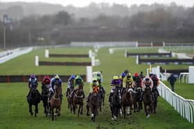 Runners and riders at Wetherby, where racing returns on Wednesday (Picture: PA)