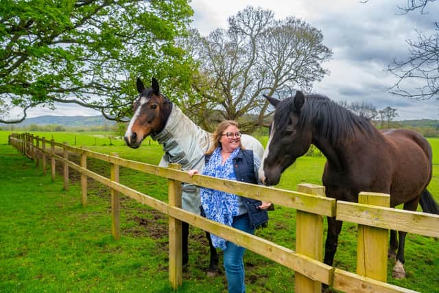 Jane has several horses and has competed in the equine classes since childhood