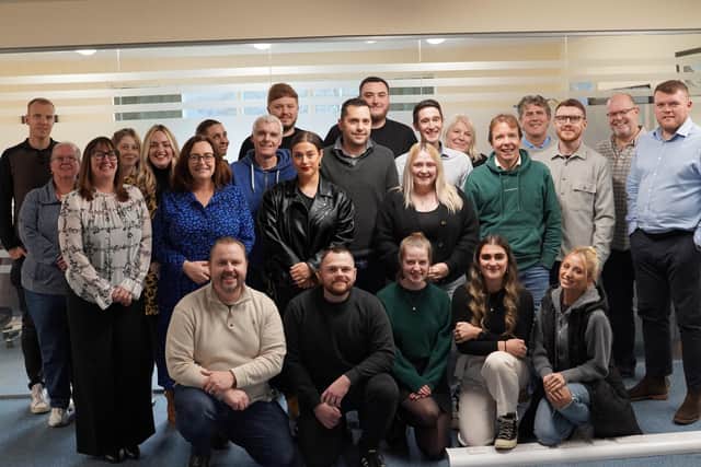 The team at Barnsley-based Lifetime. The firm is set to soon launch its free app aimed at giving out financial guidance.
