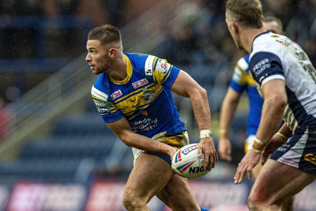 Jack Walker in action for Leeds Rhinos against Warrington Wolves last season. (Picture by Tony Johnson)