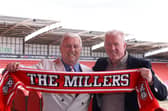 Rotherham United head of football Steve McClaren with chairman Tony Stewart.