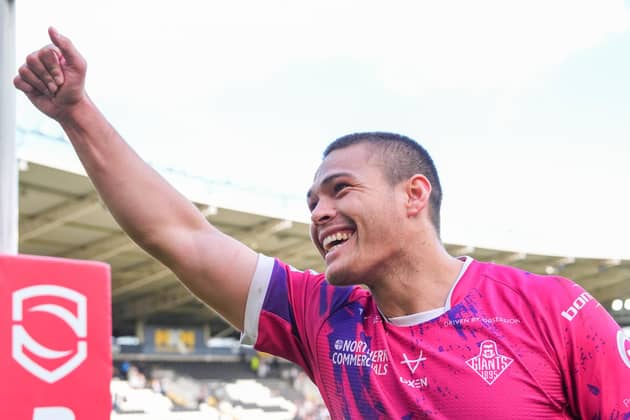 Tui Lolohea has committed his future to Huddersfield. (Photo: Olly Hassell/SWpix.com)