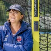 Trailblazer: Demy Dowley, the outgoing head of coach Ben Rhydding Hockey Club who led the club's men's senior team for 15 years, proving a woman can coach a men's sports team. (Picture: Tony Johnson)