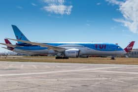 TUI aircraft at Doncaster Sheffield Airport