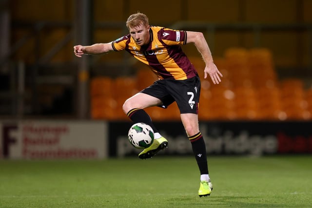 Made five tackles and three clearances as Bradford secured a 2-0 home win over Tranmere.