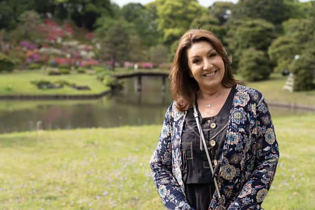 Jane McDonald: Lost in Japan airs later this month. Photo: Channel 5/Paramount.