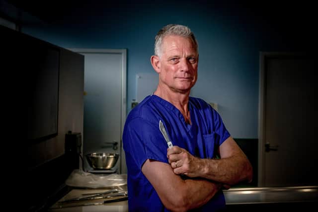 Dr Richard Shepherd spent decades investigating the aftermath of murder, tragedy and disaster as Britain’s top forensic scientist. Photo: Neil Griffiths