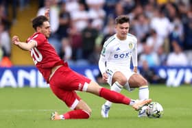 Jamie Shackleton has been a bit-part player for Leeds United since returning to Elland Road from a loan spell at Millwall. Image: George Wood/Getty Images